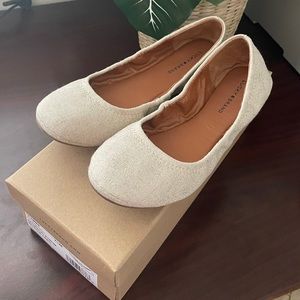 NEW Lucky Brand Fabric Ballet Flats Size 7.5M